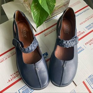 HOTTER NAVY SHAKE COMFORT CONCEPT MARY JANE SHOES SIZE 8